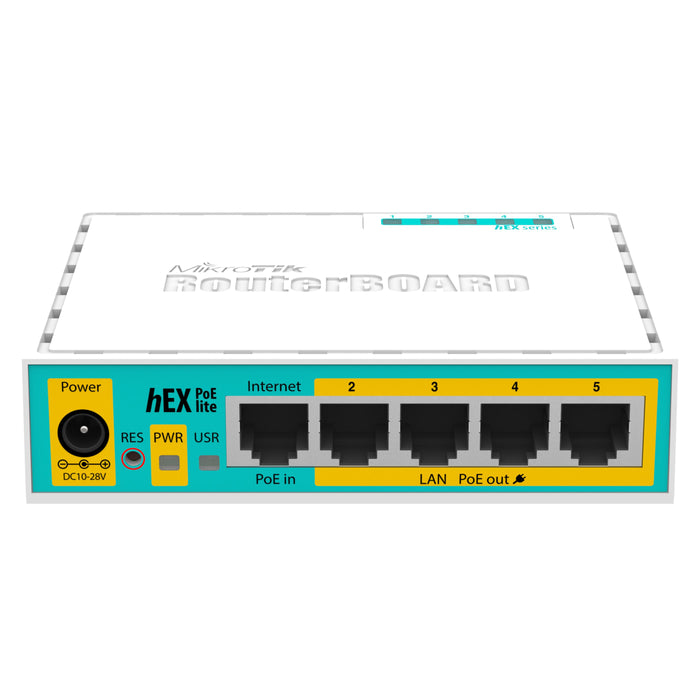 MikroTik RouterBOARD hEX PoE lite 5xEthernet Router [RB750UPr2]