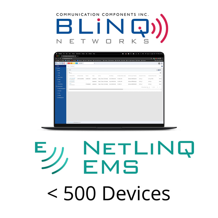 BLiNQ Networks NETLiNQ EMS License < 500 Devices