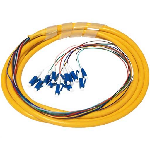 Primus Cable 3m LC/UPC, 12 Strand, Single Mode, 9/125, Fiber Pigtail
