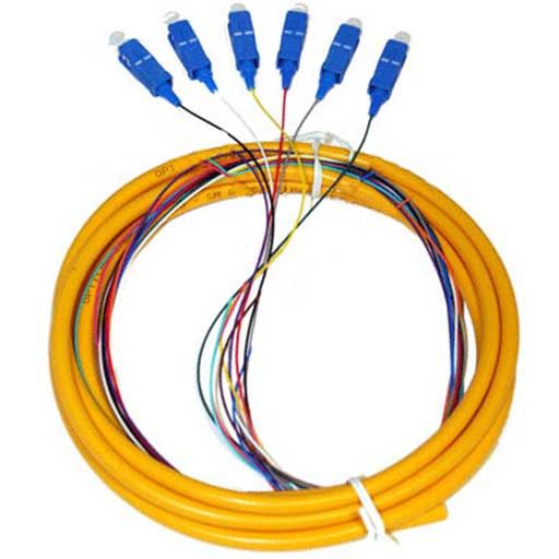 Primus Cable 3m SC/UPC, 6 Strand, Single Mode, 9/125, Fiber Pigtail