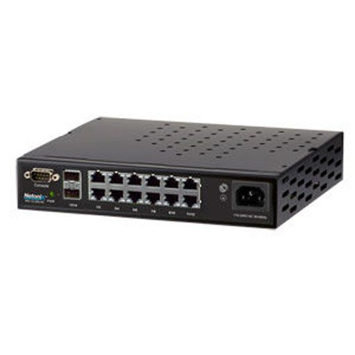 Netonix 12-Port Managed PoE Switch AC + 2SFP Uplink Ports 250W