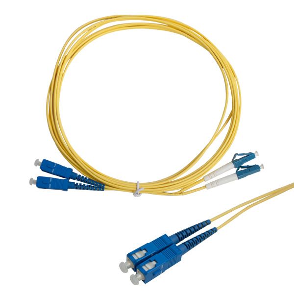 Maxxwave Fiber Patch Cable - Single Mode - LC to SC Connectors (3m)