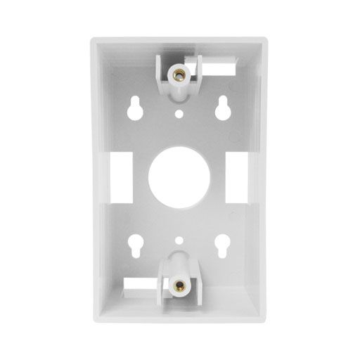 Primus Cable Single Gang Wall Plate Junction Box (White)