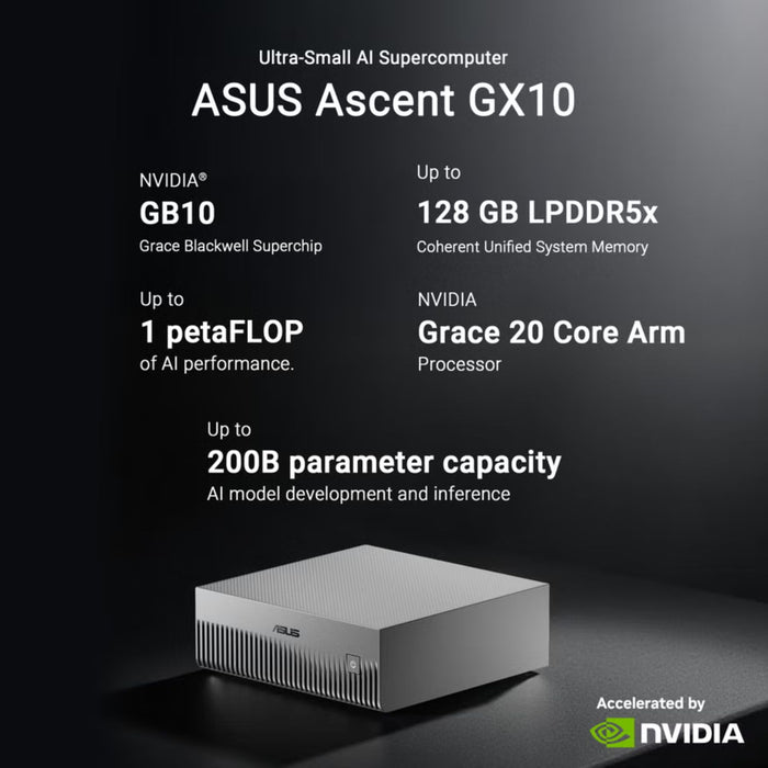 ASUS Ascent GX10 Personal AI Supercomputer