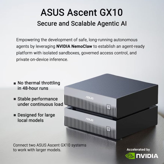 ASUS Ascent GX10 Personal AI Supercomputer