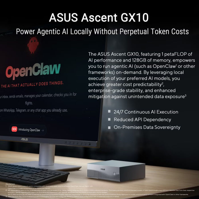 ASUS Ascent GX10 Personal AI Supercomputer