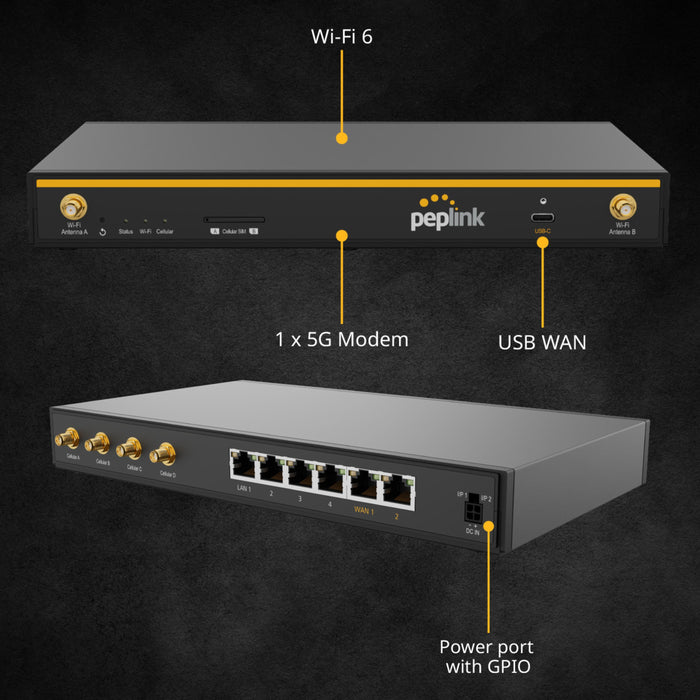 Peplink B One 5G [B-ONE-5GN-T-PRM]