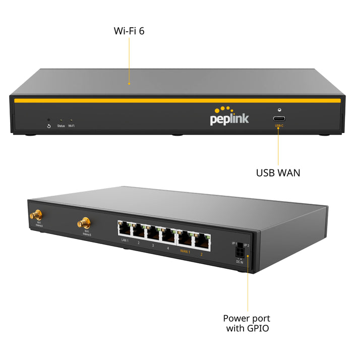 Peplink B One Dual WAN Router [B-ONE-T-PRM]