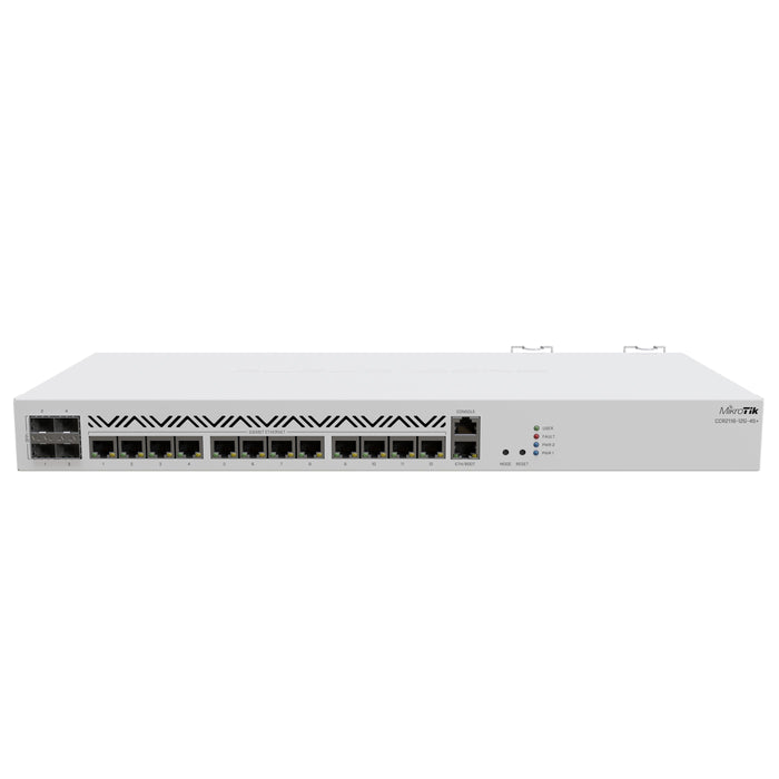 MikroTik CCR2116-12G-4S+ Cloud Core Router with 12x Gigabit Ethernet and 4x 10G SFP+