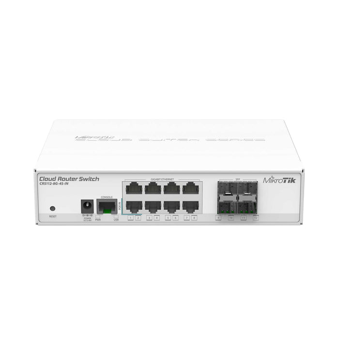 MikroTik CRS112-8G-4S-IN Cloud Router Switch 8-Port 4-SFP L3 [CRS112-8G-4S-IN]