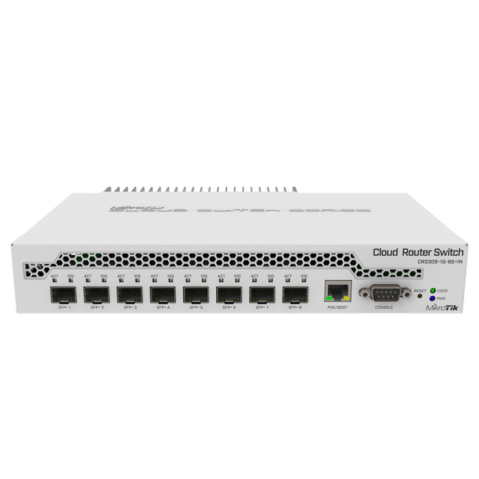 MikroTik CRS309 8x 10G SFP+ Ports PoE Cloud Router Switch [CRS309-1G-8S+IN]