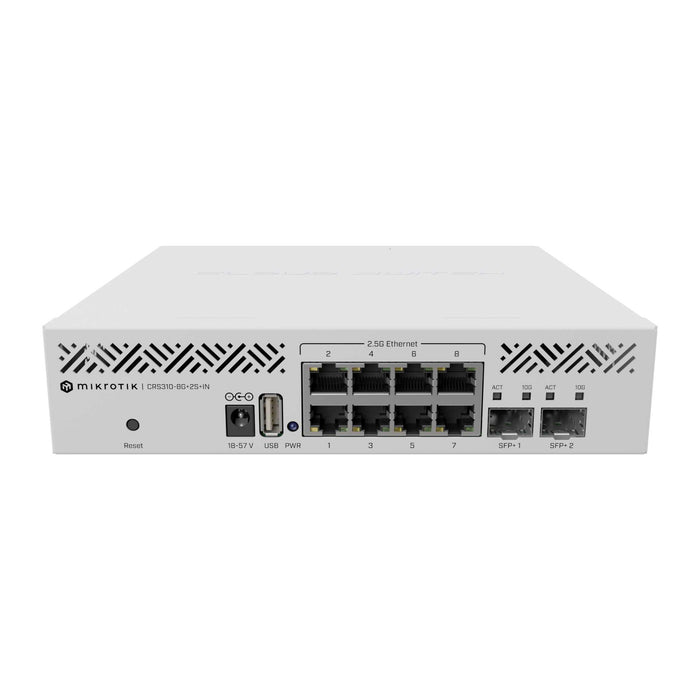 MikroTik CRS310 2.5/10 Gigabit Combo Cloud Router Switch [CRS310-8G+2S+IN]