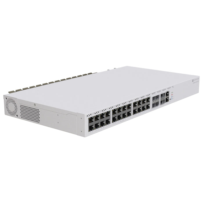 MikroTik CRS326 Cloud Router Switch w/ 20x 2.5 Gigabit Ethernet, 4x Combo Ports and 2x 40 Gbps QSFP+ [CRS326-4C+20G+2Q+RM]