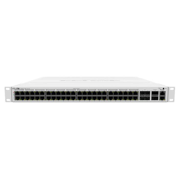 MikroTik CRS354-48P-4S+2Q+RM 48-Port PoE Gigabit Switch with 10G & 40G Uplinks