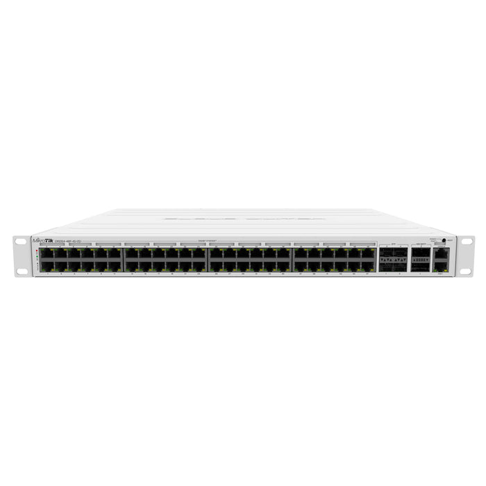 MikroTik 48-Port Cloud Router Switch 4x SFP+ 2x QSFP w/ PoE [CRS354-48P-4S+2Q+RM]