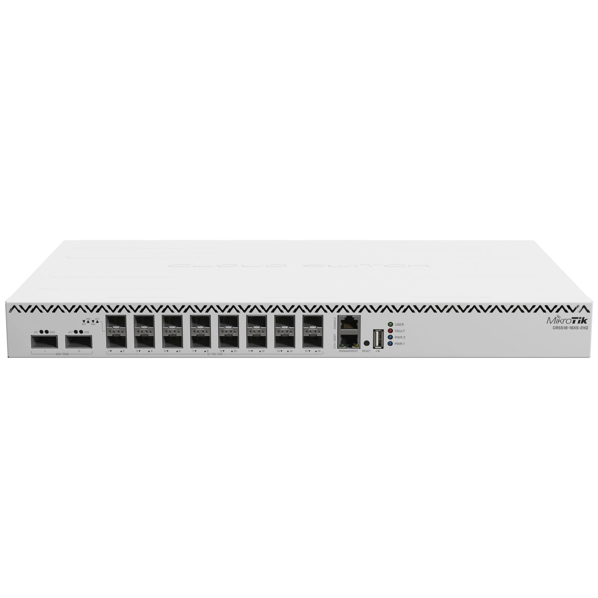 MikroTik CRS518-16XS-2XQ-RM 100Gbps Switch with 2x QSFP28 & 16x