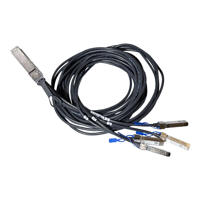 MikroTik DQ+BC0003-DS+ QSFP56 200G to 4x50G breakout cable 3 meter