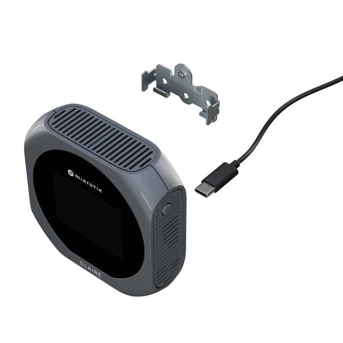MikroTik CLAIRÉ Indoor Air Quality Monitor – Grey [IAQM-THC2PV-G]