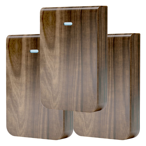 Ubiquiti In-Wall HD Access Point Cover, Wood (3-Pack) [IW-HD-WD-3]