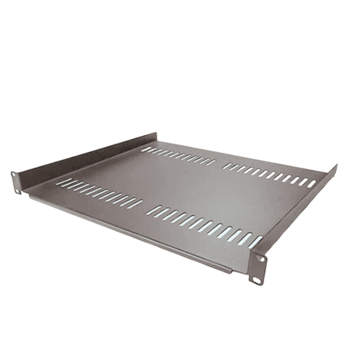Maxxwave 1RU 14 inch Cantilever Fixed Steel Shelf (Gray) [MW-1USHELF]
