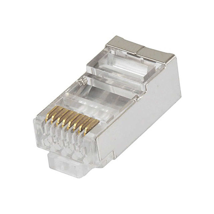 Maxxwave Shielded Cat6 Connectors (100 pack) [MW-Cat6-CON-100]