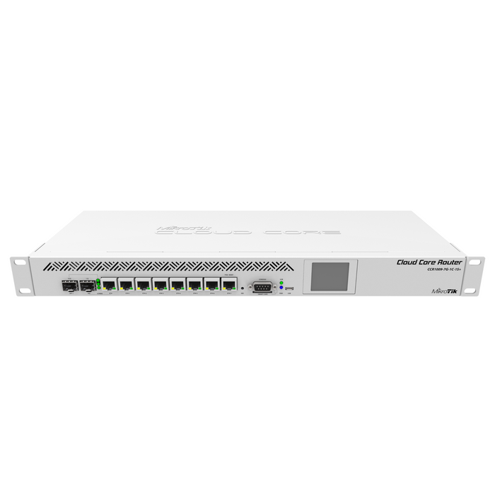 MikroTik CCR1009 Cloud Core Router w/ Dual Power Supplies [CCR1009-7G-1C-1S+]
