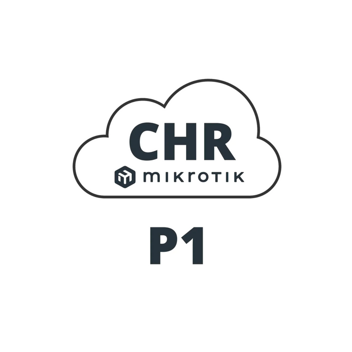 MikroTik Cloud Hosted Router P1 Perpetual 1Gbps Upload Per Interface [CHR-P1]