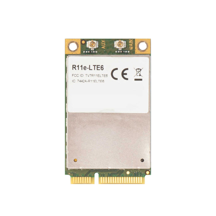 MikroTik 2G/3G/4G/LTE CAT6 miniPCI-e Card [R11e-LTE6]
