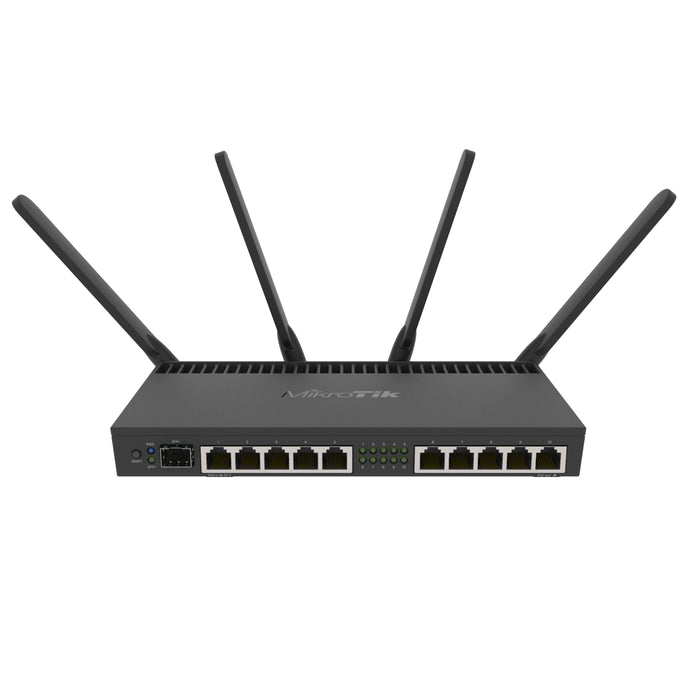 MikroTik RB4011 Dual-Band SFP+ 4 Chain 10 Gigabit Ports L5 (INTL) [RB4011iGS+5HacQ2HnD-IN]