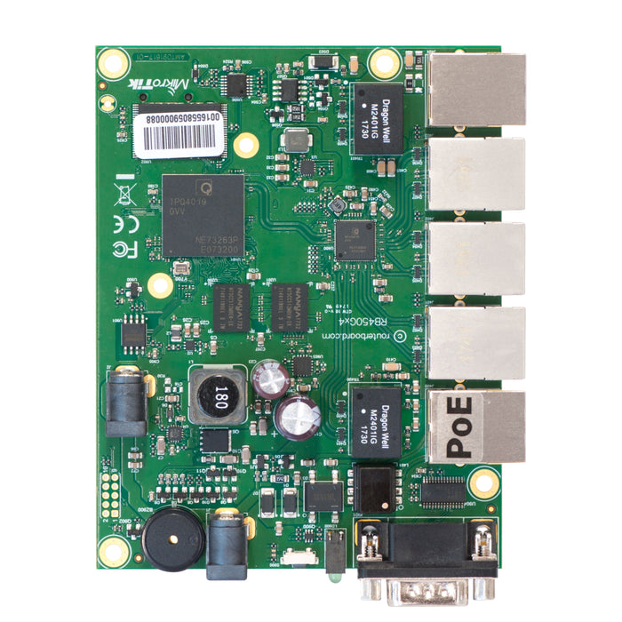 MikroTik RouterBOARD 450Gx4 5-Port Gigabit Ethernet Router [RB450Gx4]