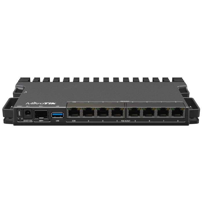MikroTik RB5009 10G SFP+ 7x Gigabit Quad Core PoE-in PoE-Out Router [RB5009UPr+S+IN]