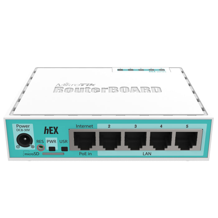 MikroTik hEX 5x Gigabit Ethernet, Dual Core Router [RB750Gr3] — Baltic  Networks