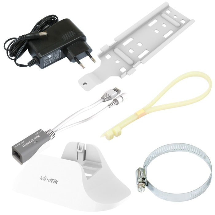MikroTik wAP 60G AP 60GHz Base Station with 60° Beamforming Integrated Antenna [RBwAPG-60ad-A]