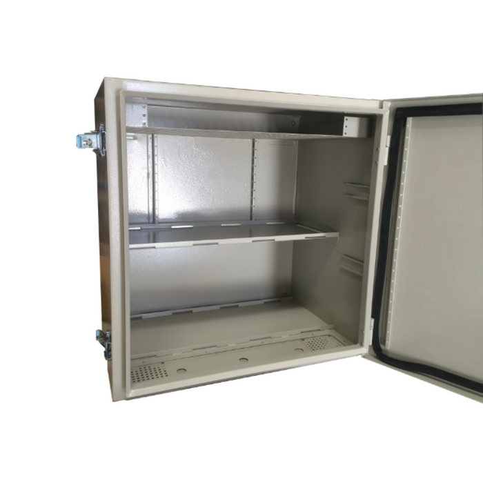 Tycon Systems 24 x 24 x 16in Steel Outdoor Enclosure with Secure Locking Door [ENC-STL-24x24x16]