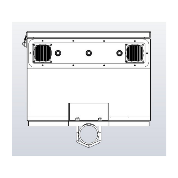 Tycon Solar Weatherproof Steel Outdoor Enclosure - 24 x 24 x 16 [ENC-STL-24x24x16]