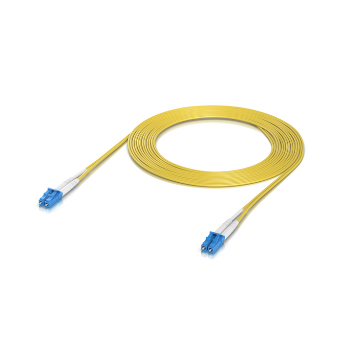 Ubiquiti OS2 Duplex LC UPC Fiber Patch Cable, 3M (50-Pack) [UACC-OFC-S2-LULU-3M-50]