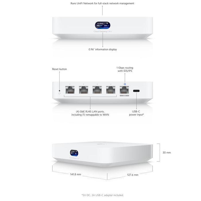 Ubiquiti UniFi Cloud Gateway Ultra [UCG-Ultra]