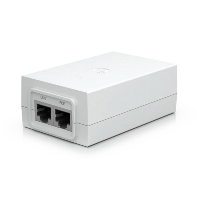 Ubiquiti 24V DC 1.25A 30W Gigabit Replacement PoE Adapter (White) [POE-24-30W-G-WH]