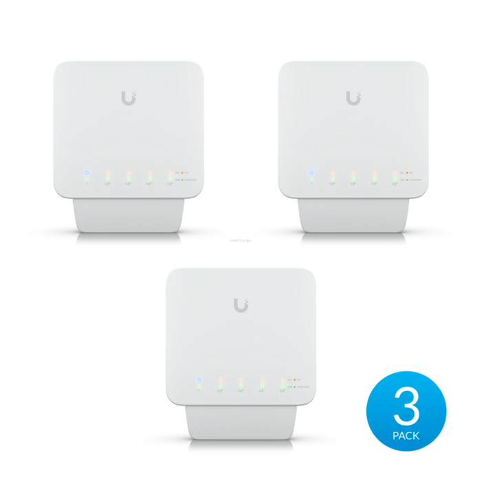 Ubiquiti UniFi Switch Flex (3-Pack) [USW-FLEX-3]