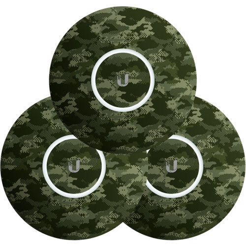 Ubiquiti nanoHD / U6 Lite Access Point Cover, Camo (3-Pack) [nHD-cover-Camo-3]