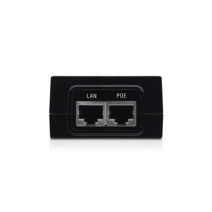 Ubiquiti 24V DC 12W Gigabit Replacement PoE Adapter, Black [POE-24-12W-G]