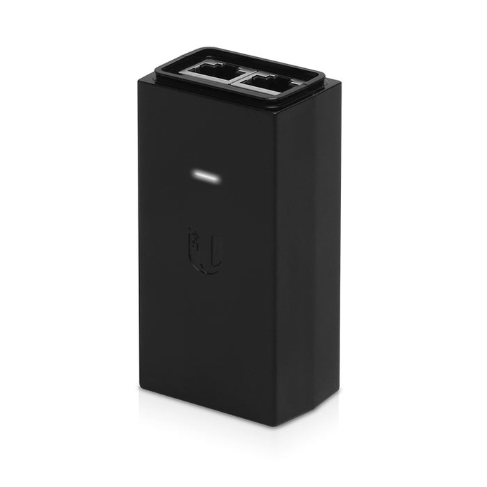Ubiquiti 24V DC 12W Gigabit Replacement PoE Adapter, Black [POE-24-12W-G]
