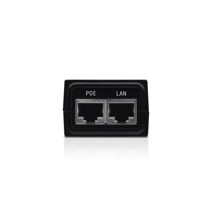 Ubiquiti 24V DC 12W Gigabit Replacement PoE Adapter, Black [POE-24-12W-G]