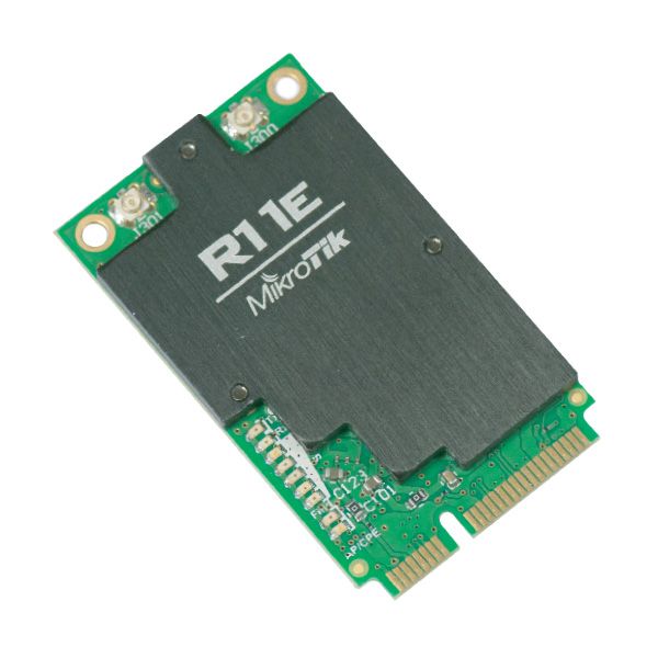 MikroTik 802.11b/g/n 2GHz 800mW MiniPCI-Express Wireless Card [R11e-2HnD]