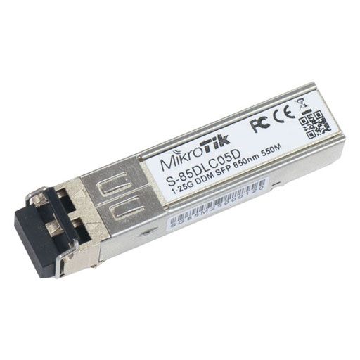 MikroTik SFP CWDM module 1.25G SM 40km 1550nm Dual LC-connector DDM [S-C55DLC40D]