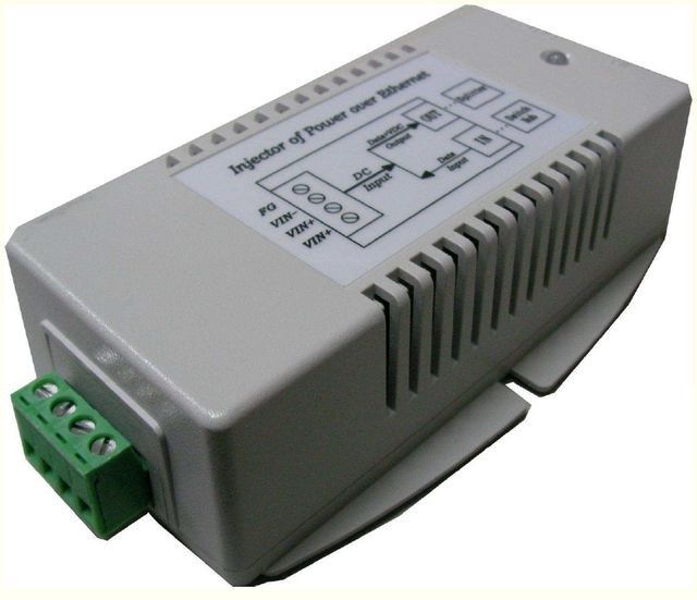 Tycon Power Gigabit DC to DC Converter 18-36VDC In, 56VDC 802.3af/at Out 35W DCDC