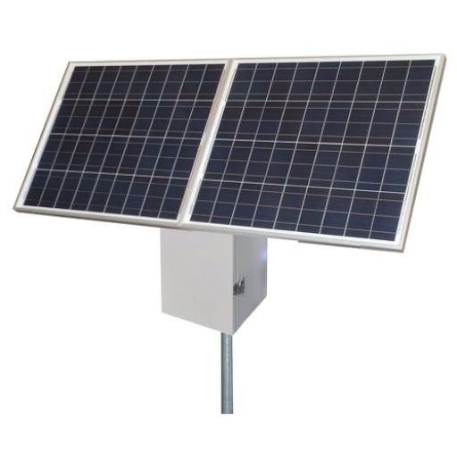 Tycon Solar RemotePro 24V 40W Large Aluminum Enclosure 24V 208Ah Battery 170W Solar Panel 24V 30W PoE 24V 1.5A Aux Continuous Remote Solar Power System