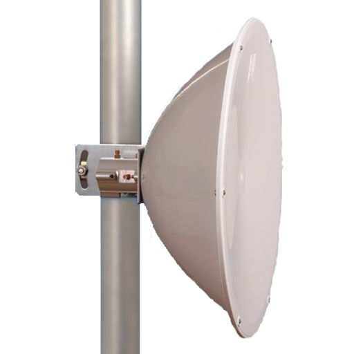 Jirous 1FT 24dBi 4.9 - 6.4GHz High Performance Dual Polarity Antenna with Radome RP-SMA 2-Pack