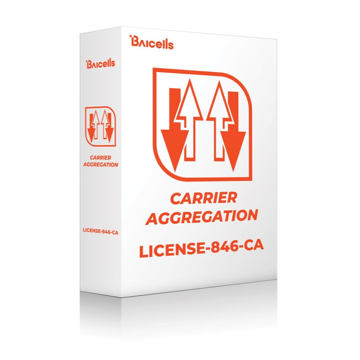 Baicells License Upgrade to Carrier Aggregation 846