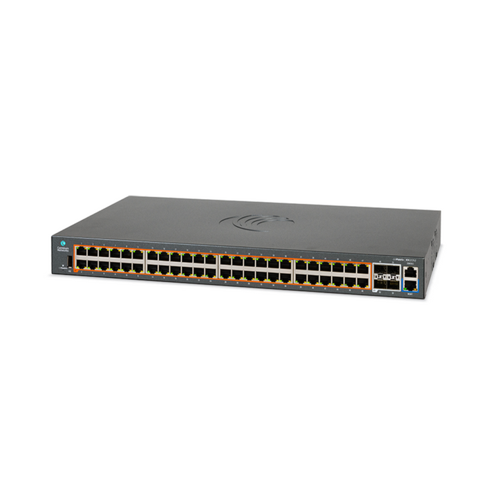Cambium cnMatrix EX2052, Intelligent Ethernet Switch, 48 1G and 4 SFP+ - No Power Cord, US Only